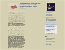 Tablet Screenshot of musiclaw.info